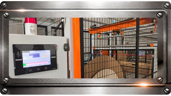 Macchina avvolgitrice semiautomatica per tubi e profili ALEMO Foam Machinery