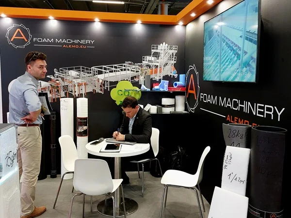 Plastpol 2024 Alemo Foam Machinery Booth3