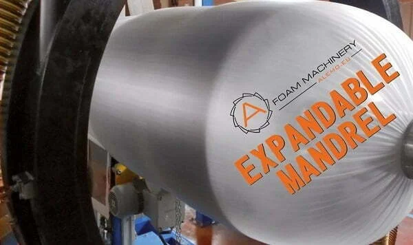 Expandable Mandrel - Alemo Foam Machinery
