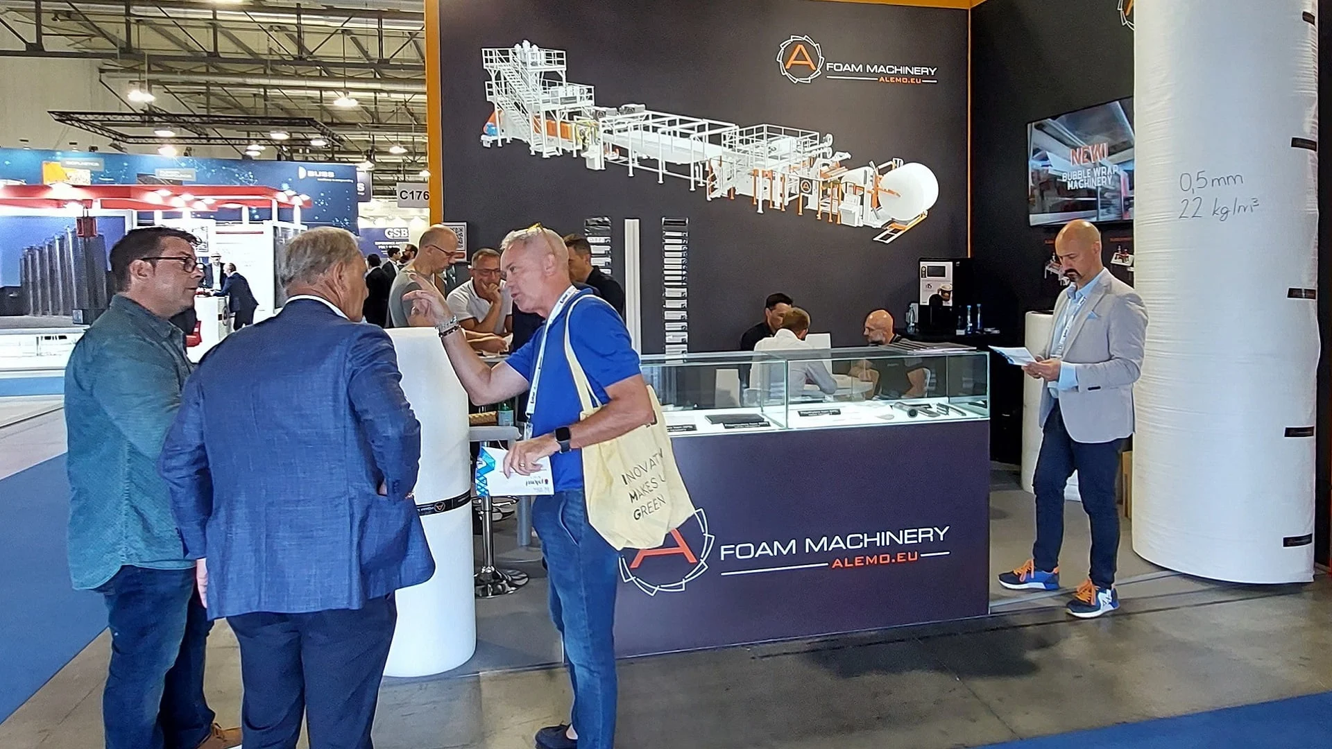 Plast Milano 2023 ALEMO Foam Machinery Booth 4